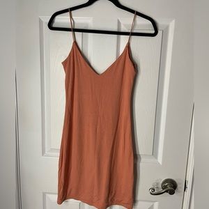 coral wilfred free mini dress